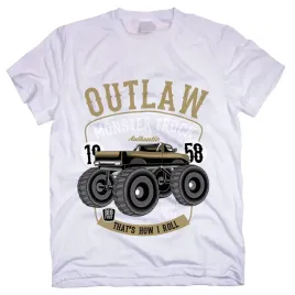 koszulka-meska-biala-nadruk-outlaw-monster-truck-3xl