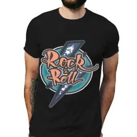 koszulka-meska-czarna-z-nadrukiem-rock-and-roll-4xl