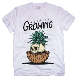 koszulka-meska-biala-nadruk-keep-on-growing-3xl