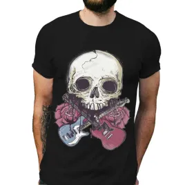 koszulka-meska-czarna-z-nadrukiem-czaszki-gitar-3xl