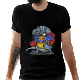 koszulka-meska-czarna-z-nadrukiem-t-rex-man-5xl