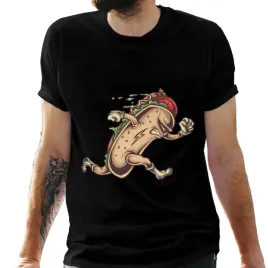 koszulka-meska-czarna-z-nadrukiem-hot-dog-xl