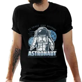 koszulka-meska-czarna-z-nadrukiem-astronauta-xl