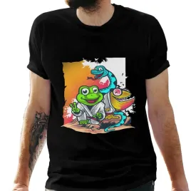 koszulka-meska-czarna-z-nadrukiem-zabka-i-przyjaciele-3xl