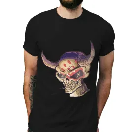 koszulka-meska-czarna-z-nadrukiem-czachy-z-rogami-3xl