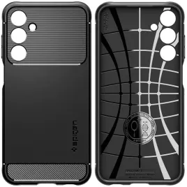 spigen-rugged-armor-galaxy-a25-5g-matte-black