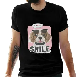 koszulka-meska-czarna-z-nadrukiem-smile-l