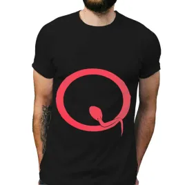 koszulka-meska-czarna-z-nadrukiem-czerwony-okrag-z-wzorem-4xl