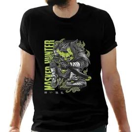 koszulka-meska-czarna-z-nadrukiem-masked-hunter-5xl