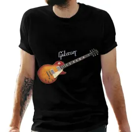 koszulka-czarna-meska-z-nadrukiem-gibson-s
