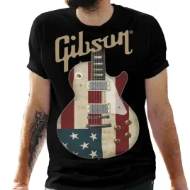 koszulka-czarna-meska-z-nadrukiem-gibson-m