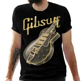 koszulka-czarna-meska-z-nadrukiem-gibson-3xl