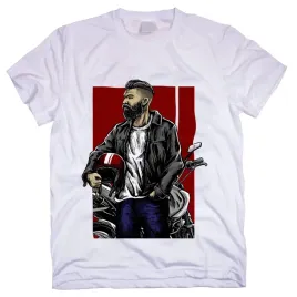 koszulka-meska-biala-nadruk-motocyklista-3xl