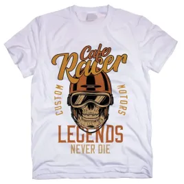 koszulka-meska-biala-nadruk-cake-racer-legends-never-die-4xl