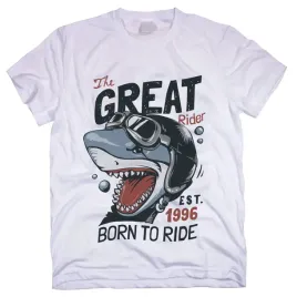 koszulka-meska-biala-nadruk-the-great-rider-born-to-ride-4xl