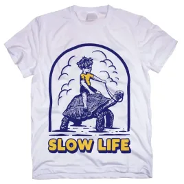 koszulka-meska-biala-nadruk-slow-life-4xl
