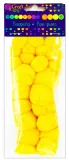 pompony-zolte-mix-24x-stan-nowy