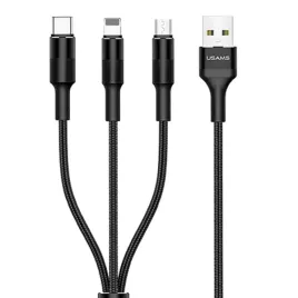 usams-kabel-pleciony-u5-3w1-15m-2a-czarny-black-lightning-microusb-usb-c