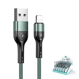 usams-kabel-pleciony-u55-2a-lightning-1szt-for-set-u55-zielony-green-1m-sj