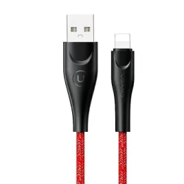usams-kabel-pleciony-u41-lightning-3m-2a-czerwony-red-sj397usb02-us-sj397