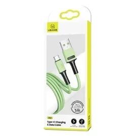 usams-kabel-u52-usb-c-2a-fast-charge-1m-zielony-green-sj436usb02-us-sj436