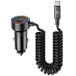 ladowarka-samochodowa-60w-usb-usb-c-kabel-usb-c-usams-c33-fast-charge-c