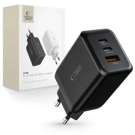 ladowarka-sieciowa-65w-2x-usb-c-pd-qc3-0-usb-tech-protect-c65w-czarna