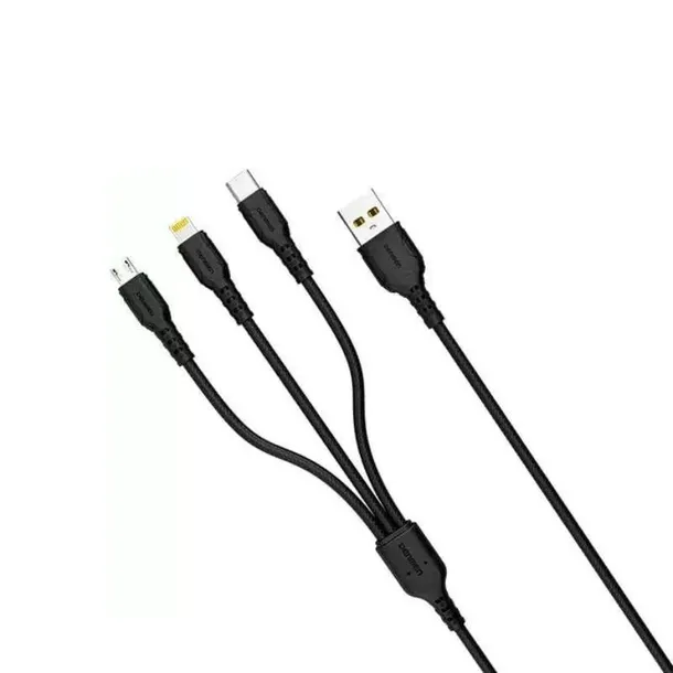 kabel-3w1-1m-usb-micro-usb-lightning-usb-c-denmen-d05e-czarny-stan-nowy