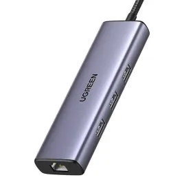 adapter-1w6-ugreen-usb-c-do-3x-usb-a-3-0-hdmi-rj45-pd-converter