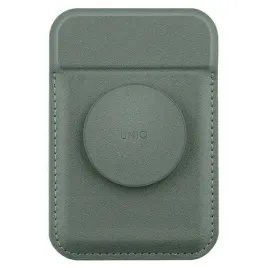 portfel-magnetyczny-magsafe-na-karty-z-podporka-podstawka-uniq-flixa-ziel