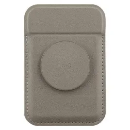 portfel-magnetyczny-magsafe-na-karty-z-podporka-podstawka-uniq-flixa-szar