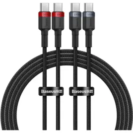 kabel-baseus-cafule-usb-c-usb-c-100w-1-m-czerwono-czarny-i-czarno-szary