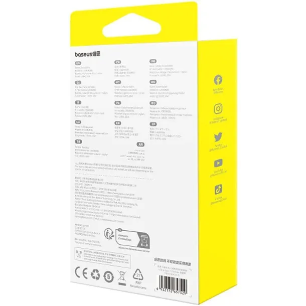 kabel-baseus-flash-2-usb-a-usb-c-100w-2-m-czarny-stan-nowy