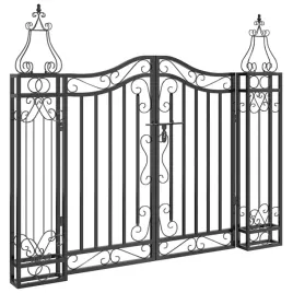 furtka-ogrodowa-z-kutego-zelaza-czarna-121-x-8-x-100-cm