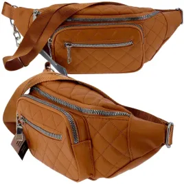 damska-saszetka-nerka-torebka-crossbody-bag-na-ramie-brazowa-pikowana