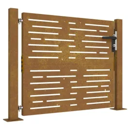 furtka-ogrodowa-100x75-cm-stal-kortenowska-motyw-prostokaty