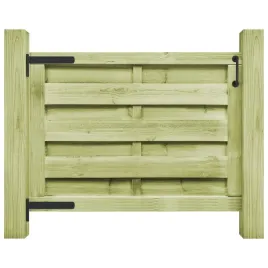 rustykalna-brama-ogrodowa-z-drewna-sosnowego-100-x-75-cm-zielona