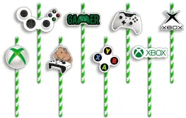 slomki-urodzinowe-z-postaciami-xbox-konsola-gry-bajki-urodziny-8-szt