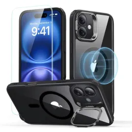 esr-classic-hybrid-kickstand-halolock-magsafe-and-tempered-glass-iphone-16-pl