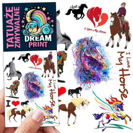 tatuaze-zmywalne-dla-dzieci-dzieciece-konie-wzory-jakosc