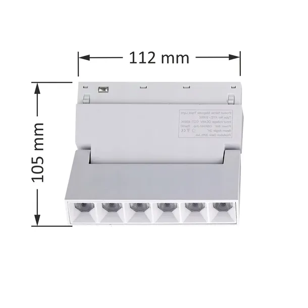 reflektor-regulowany-czarny-led-zigbee-grille-6w-do-smart-track-stan-nowy-maksymalna-moc-pojedynczego-zrodla-swiatla-50-w