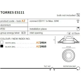 azzardo-az2684-torres-big-white