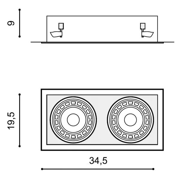 azzardo-az2877-nova-2-wh-bk-dlugosc-wysokosc-14-8-cm