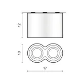 azzardo-az0783-bross-2-alu-plafon-liczba-punktow-swiatla-2