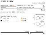 azzardo-az1371-jerry-2-230v-wh-stan-nowy