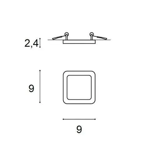 azzardo-az2833-slim-9-square-3000k-black-ip44-dlugosc-8-5-cm