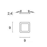azzardo-az2833-slim-9-square-3000k-black-ip44-dlugosc-8-5-cm
