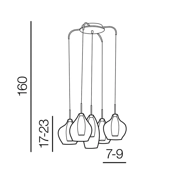 azzardo-az3076-amber-milano-5-clear-zasilanie-sieciowe