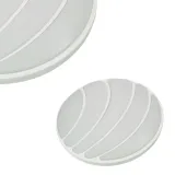 milagro-plafon-shell-white-40w-led-o480-mm