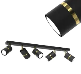 plafon-regulowany-eye-spot-tuba-gold-5xgu10-75cm